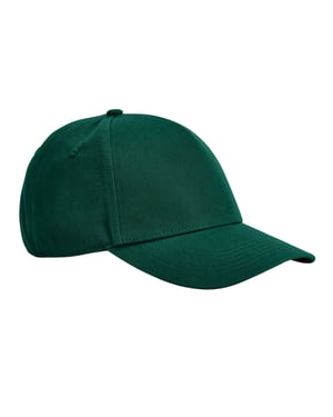 Beechfield EarthAware 5 Paneel Organic Katoenen Baseball Cap (Fles groen)