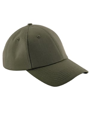 Beechfield Unisex Authentieke 6 Paneel Honkbalpet (Militair Groen)