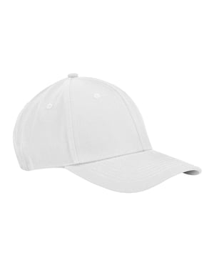 Beechfield EarthAware Classic 6 Panel Organic Cotton Baseball Cap (Wit)
