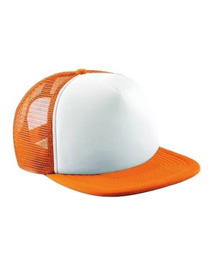 Beechfield Vintage Snapback Trucker Cap (Oranje)