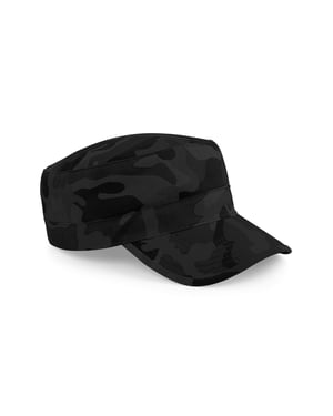 Beechfield Unisex Camo Legerpet Volwassenen (Middernacht)