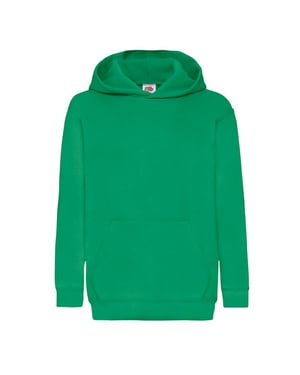 Fruit of the Loom Kinder/Kids Klassieke Hoodie (Kelly Groen)
