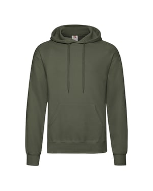 Fruit of the Loom Heren Klassieke Hoodie (Klassieke Olijf)