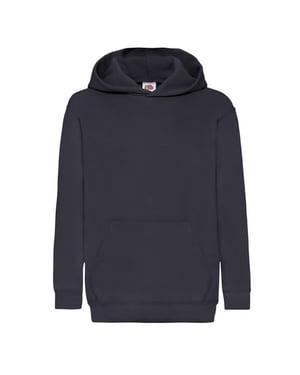 Fruit of the Loom Kinder/Kids Klassieke Hoodie (Deep Navy)