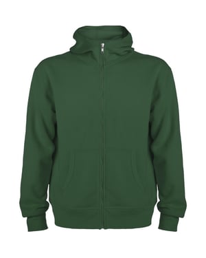 Roly Heren Montblanc Full Zip Hoodie (Fles groen)