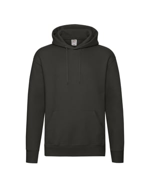 Fruit of the Loom Heren Premium Hoodie (Houtskool)