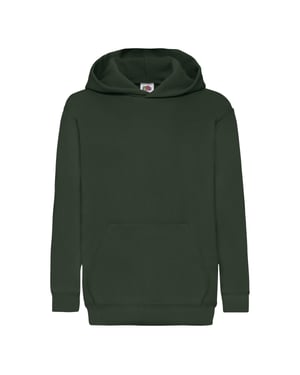 Fruit of the Loom Kinder/Kids Classic 260 Hoodie (Fles groen)