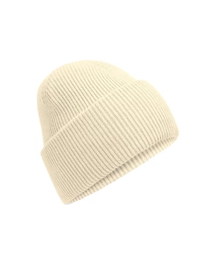 Beechfield Unisex Classic Engineered Crown Beanie voor volwassenen (Vanille)