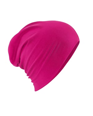 Beechfield Hemsedal Katoenen Slouch Beanie (Fuchsia)