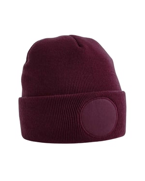 Beechfield Circulaire Patch Beanie (Bourgondië)
