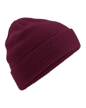 Beechfield Uniseks Organic Cotton muts voor volwassenen (Bourgondië)