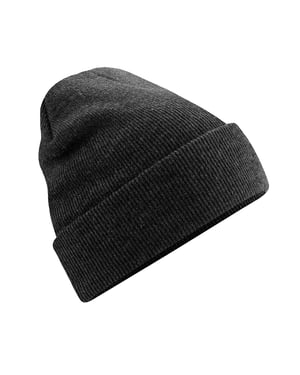 Beechfield Volwassenen van Unisex Originele geboeide Beanie (Houtskool)