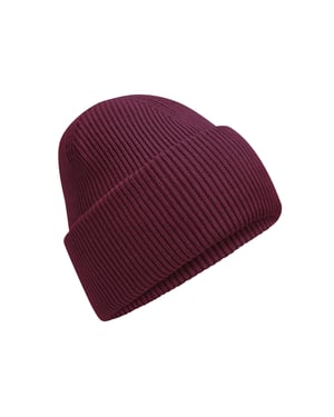 Beechfield Unisex Classic Engineered Crown Beanie voor volwassenen (Bourgondië)