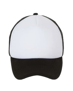 SOLS Bubble Colour Block Baseball Cap (Wit/zwart)