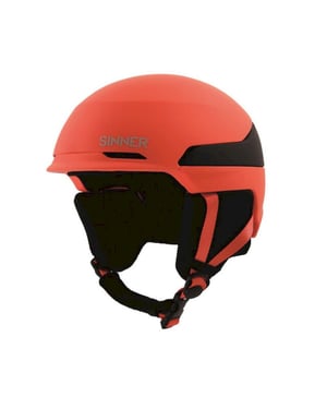 Sinner Zermatt matte orange neon m ski helm heren -