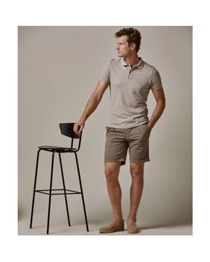 Profuomo Ppwd10019c prufuomo polo ss licht beige