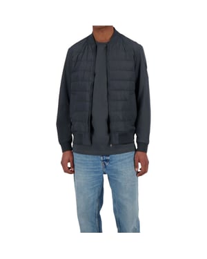 Airforce Pike padded bomber jacket gun metal