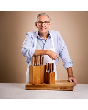 BK Cookware Bk peter goossens keukenmessenblok acaciahout