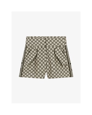 Karl Lagerfeld Meisjes short zwart beige