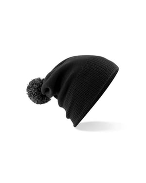 Beechfield Volwassenen Unisex Snowstar Beanie (Zwart/Grafiet)