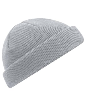 Beechfield Fisherman Mini Gerecycleerde Beanie (Lichtgrijs)