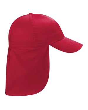 Beechfield Legionairshoed voor kinderen (Klassiek rood)