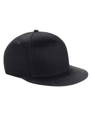 Beechfield Kinder/Kinder Snapback Cap (Zwart)