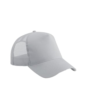 Beechfield Kinder/Kids Snapback Trucker Cap (Lichtgrijs)