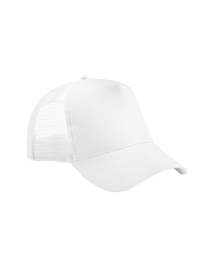 Beechfield Kinder/Kids Snapback Trucker Cap (Wit)