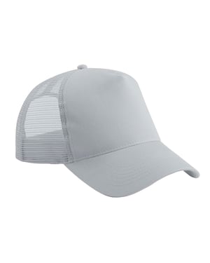 Beechfield Kinder/Kids Snapback Trucker Cap (Lichtgrijs)