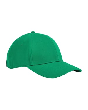 Beechfield Childrens/Kids EarthAware 6 Panel Organic Cotton Baseball Cap (Kelly Groen)