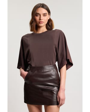 Forever Leather Mini Skirt