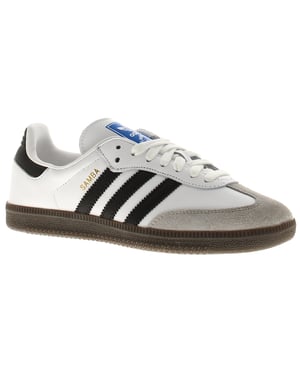 Adidas Originals Womens Trainers Samba Og Leather Lace Up white