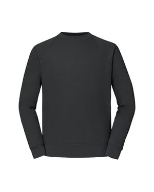 Fruit of the Loom Heren Klassiek Raglan Sweatshirt (Licht Grafiet)