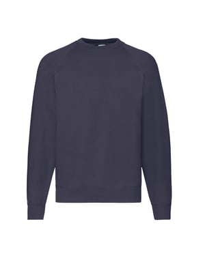 Fruit of the Loom Heren Klassiek Raglan Sweatshirt (Deep Navy)