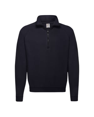 Fruit of the Loom Heren Klassiek Sweatshirt met Ritssluiting (Deep Navy)
