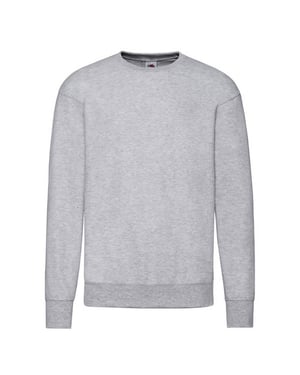 Fruit of the Loom Heren Lichtgewicht Set-In Sweatshirt (Heide Grijs)