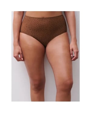 Chantelle High waist brief wild brown