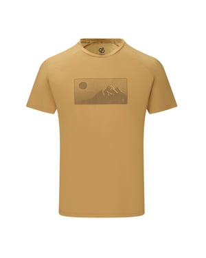 Dare 2B Heren Tech II Moon Mountain T-Shirt (Hout Bruin)