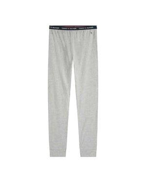 Tommy Hilfiger Effen Slim Joggingbroek Jongens (Grijs/Blauw)