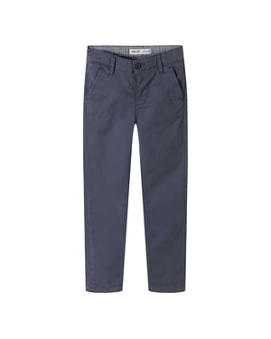 Minoti Effen Broek met Zakdetail voor Jongens (Blauw)