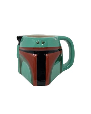 Star Wars Skulpterad Boba Fett Mugg (Grön/Röd)