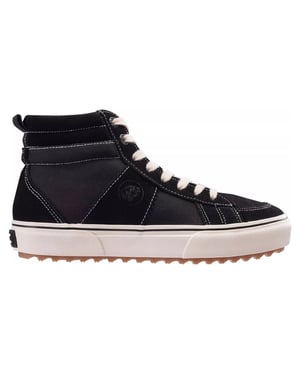 Iguana Heren Bomer Mid Suede Schoenen (Zwart)