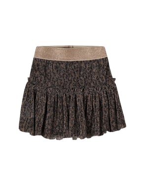 Minoti Meisjes Sparkle Plooirok (Bruin)