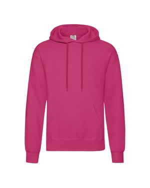 Fruit of the Loom Heren Klassieke Hoodie (Fuchsia)