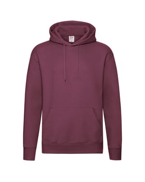 Fruit of the Loom Heren Premium 70/30 effen hoodie (Bourgondië)