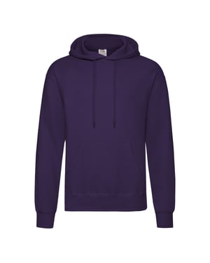Fruit of the Loom Heren Klassieke Hoodie (Paars)