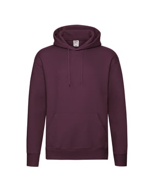 Fruit of the Loom Heren Premium Hoodie (Bourgondië)