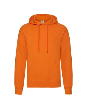 Fruit of the Loom Klassieke herenhoodie (Oranje)