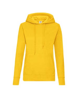 Fruit of the Loom Dames/Dames Klassieke Hoodie (Zonnebloem)